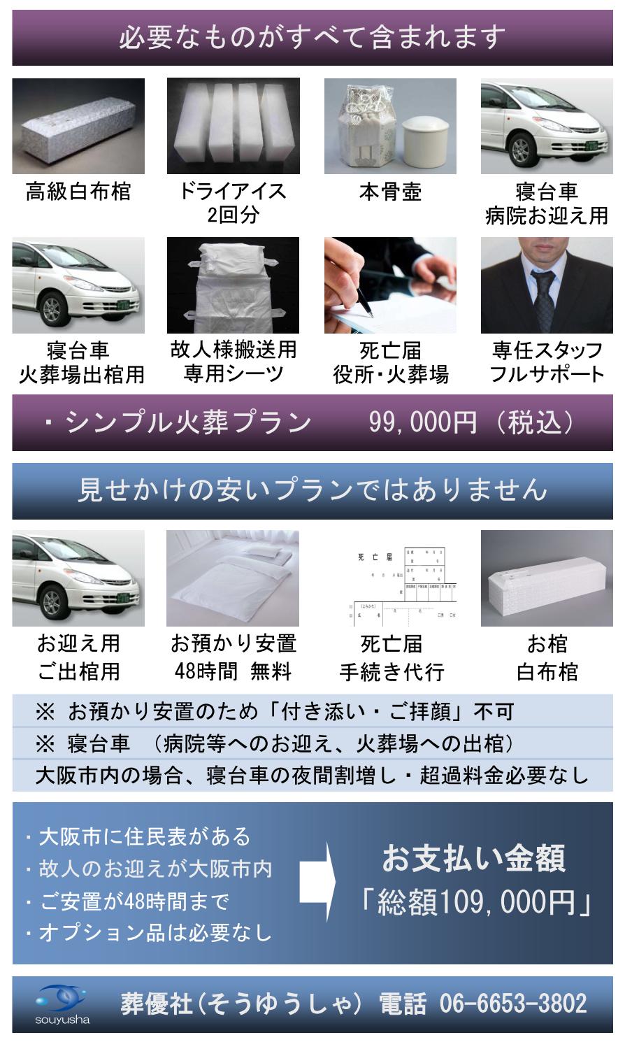 一番安い葬儀プラン・最低限の葬儀